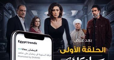 مسلسل صيد العقارب تريند x والأكثر بحثا على فيس بوك بعد عرض أولى حلقاته