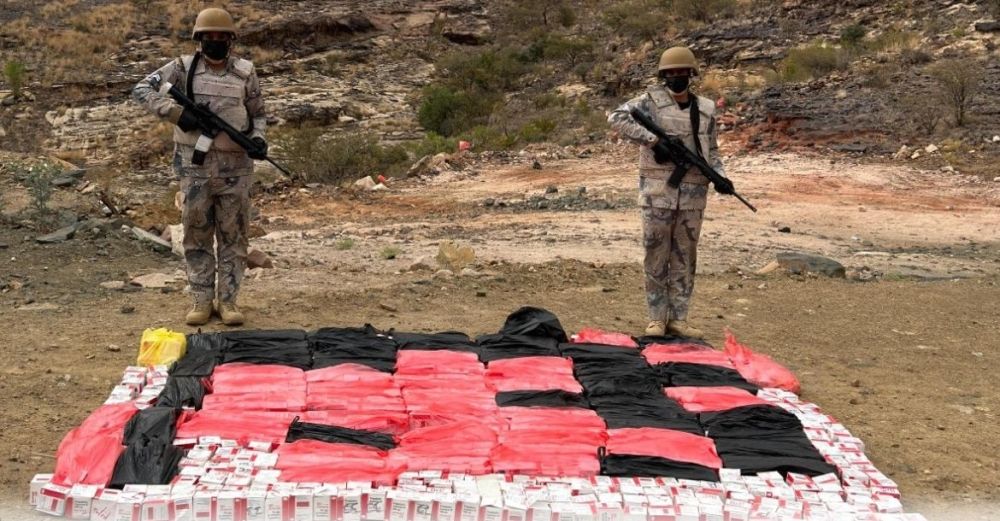 حرس الحدود يحبط  تهريب 143 ألف قرصًا خاضعًا لتنظيم التداول الطبي بعسير