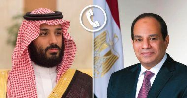 الرئيس السيسى يتبادل التهنئة مع ولى العهد السعودى بمناسبة حلول شهر رمضان