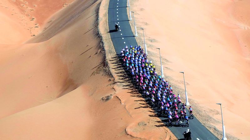 الامارات | النسخة 6 لـ «طواف الإمارات».. 1390 متطوّعاً و800 ساعة بث مباشر في 200 دولة