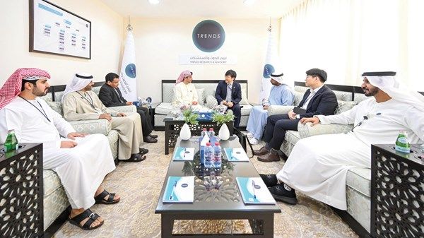 «تريندز» ووفد كوري يبحثان تعزيز التعاون البحثي