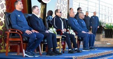 الرئيس السيسى من أكاديمية الشرطة: مسارنا الاقتصادى يتحسن.. فيديو وصور