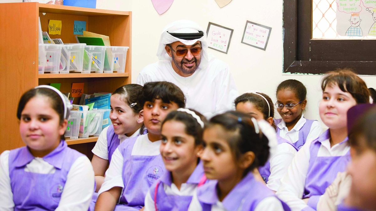 الامارات | رئيس الدولة: بناء الإنسان القادر على صنع الفارق  في مسيرتنا التنموية يبدأ من الطفولة