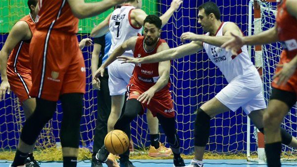 رجال سلة الأهلي يخسر أمام سبورتنج في بطولة الدوري