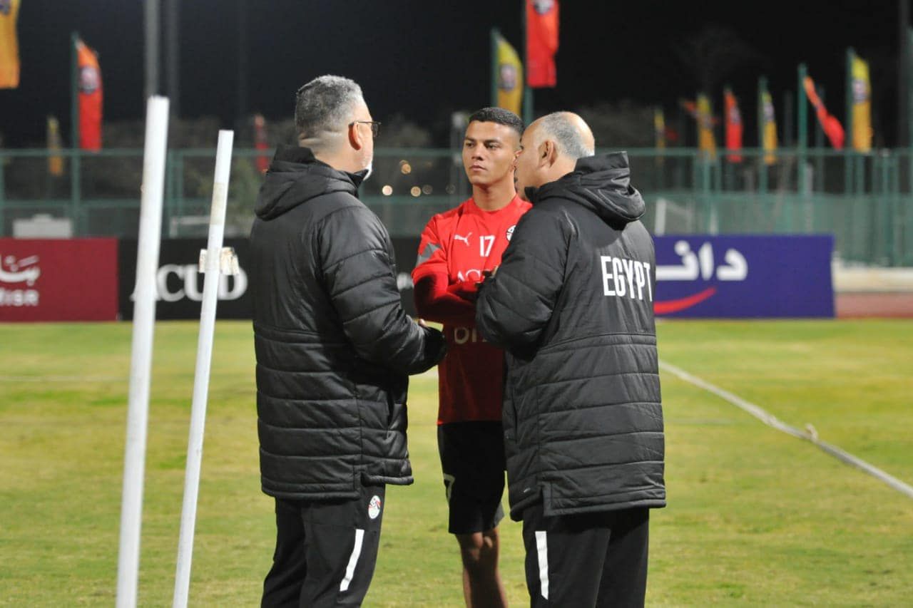 تركيز وحماس فى تدريبات المنتخب الأوليمبي استعدادا لبطولة غرب آسيا