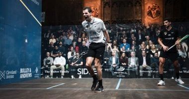 علي فرج يواجه النيوزيلندي بول كول فى نهائي بطولة أوبتاسيا للاسكواش