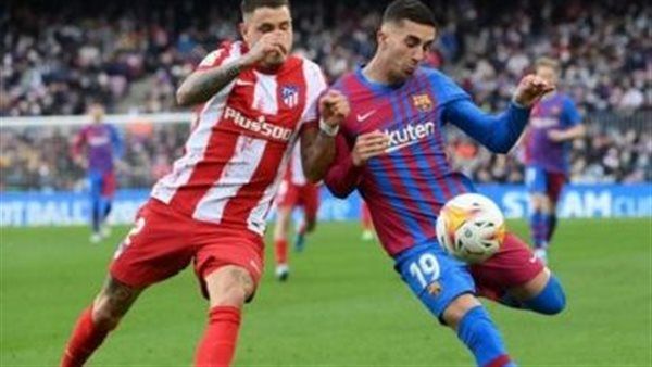 كشف حساب أتليتكومدريد وبرشلونة قبل قمة الدوري الاسباني الليلة