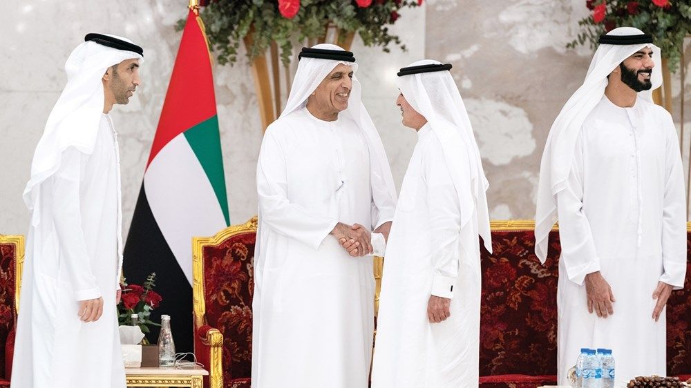 الحكام يواصلون استقبال المهنئين بالشهر الفضيل