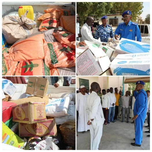 بالصور.. الادارة العامة للشرطة الامنية تقدم دعما عينياً ومادياً لمنسوبيها الوافدين