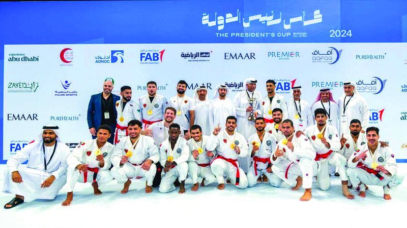 الامارات | الوحدة وبني ياس يتوجان بلقب كأس الجوجيتسو