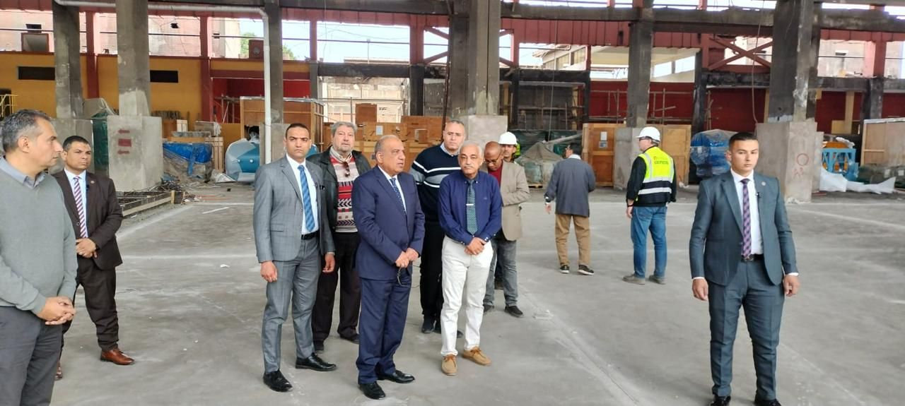 وزير قطاع الأعمال العام يتابع معدلات الإنتاج والتشغيل بـ"الدلتا للصلب" فى زيارة مفاجئة