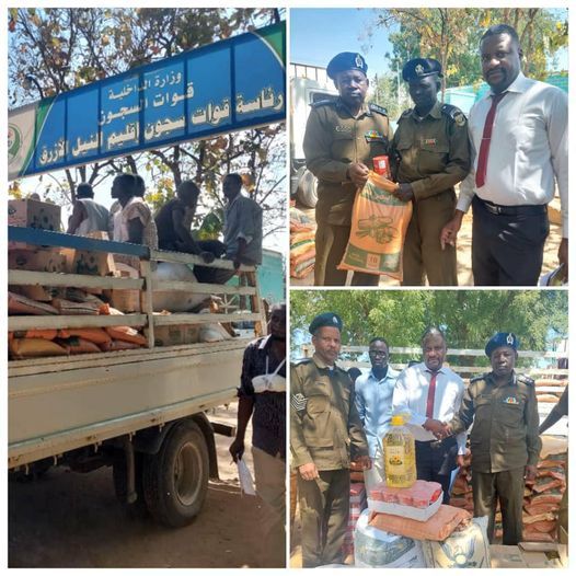 شرطة سجون اقليم النيل الازرق تدشن كيس الصائم لمنسوبيها