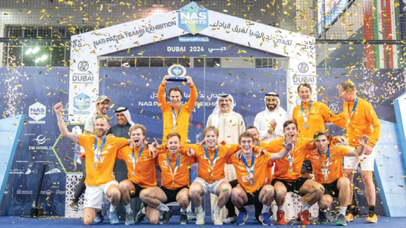 الامارات | الفريق الهولندي بطلاً لـ «تحدي البادل» في «ند الشبا»