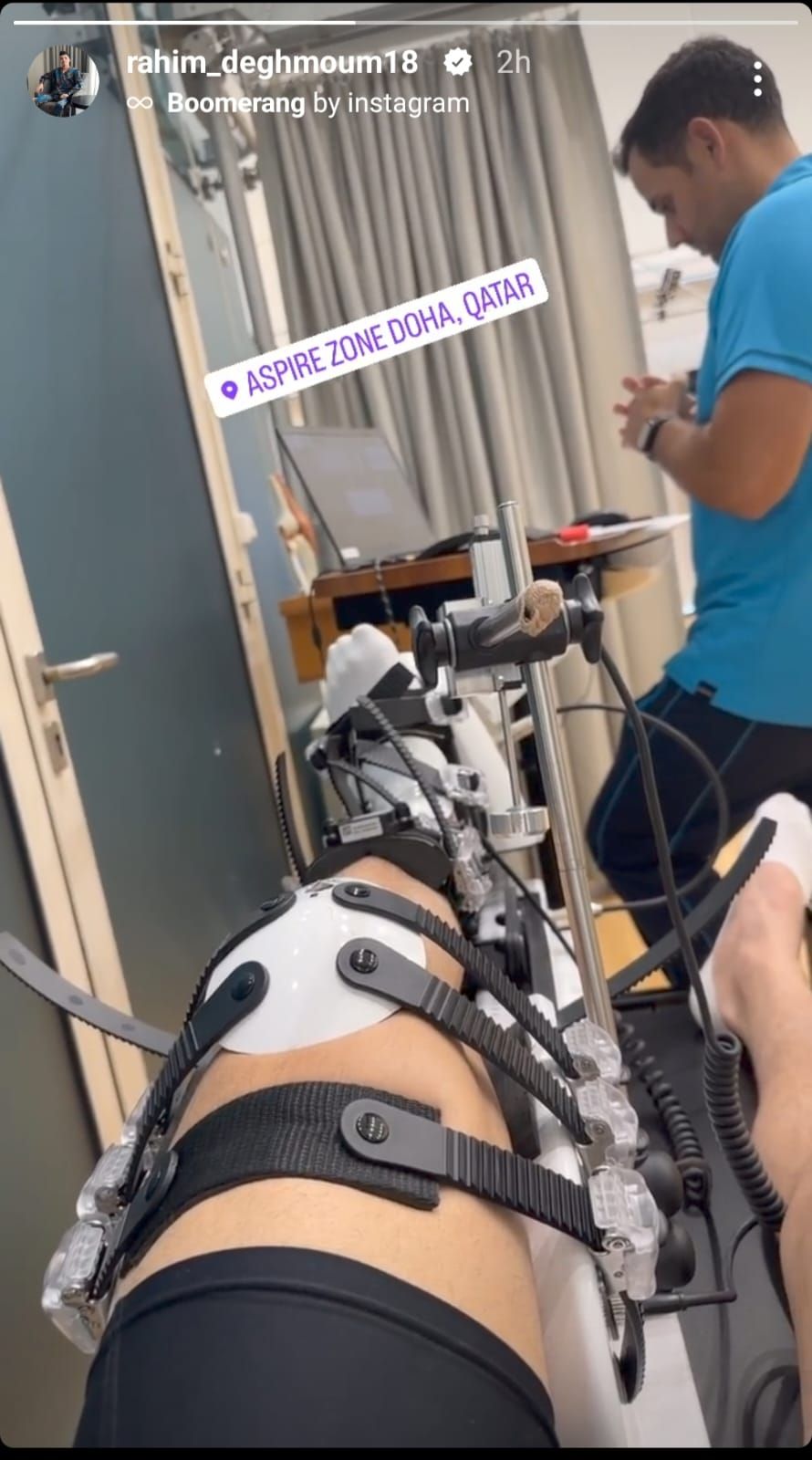 عبد الرحيم دغموم يخضع لفحوصات طبية في قطر تمهيدا للمشاركة مع المصري