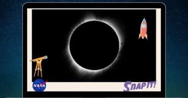 تكنولوجيا: Snap it .. لعبة كمبيوتر تطرحها ناسا للأطفال عن كسوف الشمس