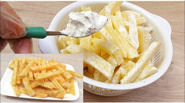 «من غير زيت».. طريقة عمل أصابع البطاطس المقرمشة المقلية