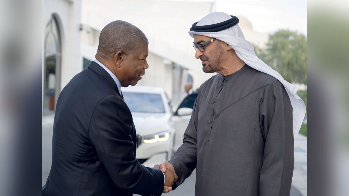 الامارات | رئيس الدولة ورئيس أنغولا يبحثان علاقات التعاون بين البلدين