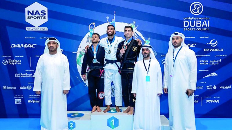 الامارات | 12 ميدالية تلمع على صدور أبطال الإمارات في «جوجيتسو ند الشبا»