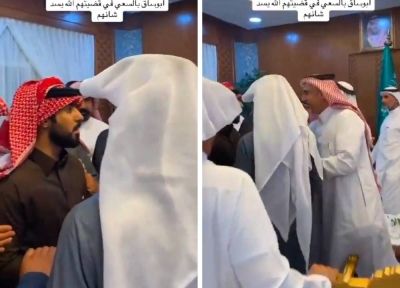 تراند اليوم : "تكفى يابو علي".. شاهد: قحطاني ينخى شيخ شمل قبائل آل فاطمة للسعي في قضيتهم