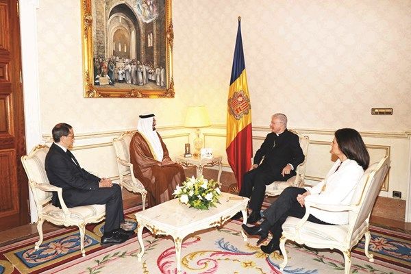 سفير الدولة يقدم أوراق اعتماده إلى الأمير المشارك لإمارة أندورا