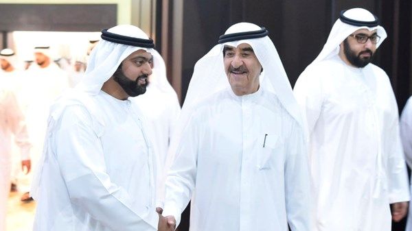 حاكم أم القيوين يستقبل ولي عهد الفجيرة والمهنئين بشهر رمضان