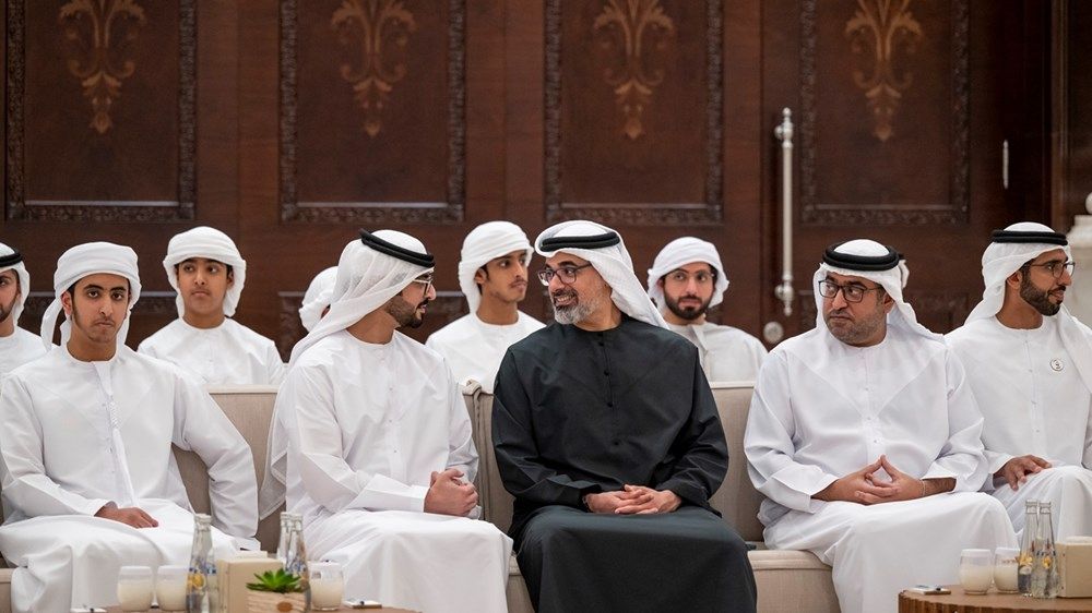 رئيس الدولة يستقبل حاكم أم القيوين