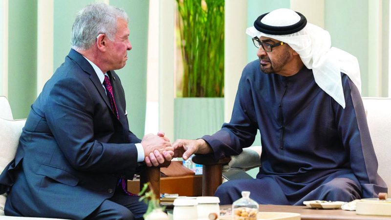 الامارات | رئيس الدولة وملك الأردن يبحثان جهود الاستجابة للأوضاع الإنسانية في غزة