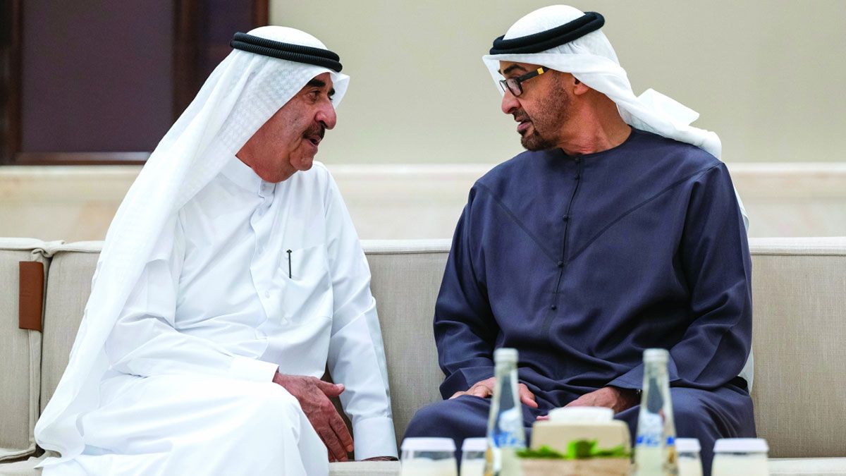 الامارات | رئيس الدولة يستقبل حاكم أم القيوين