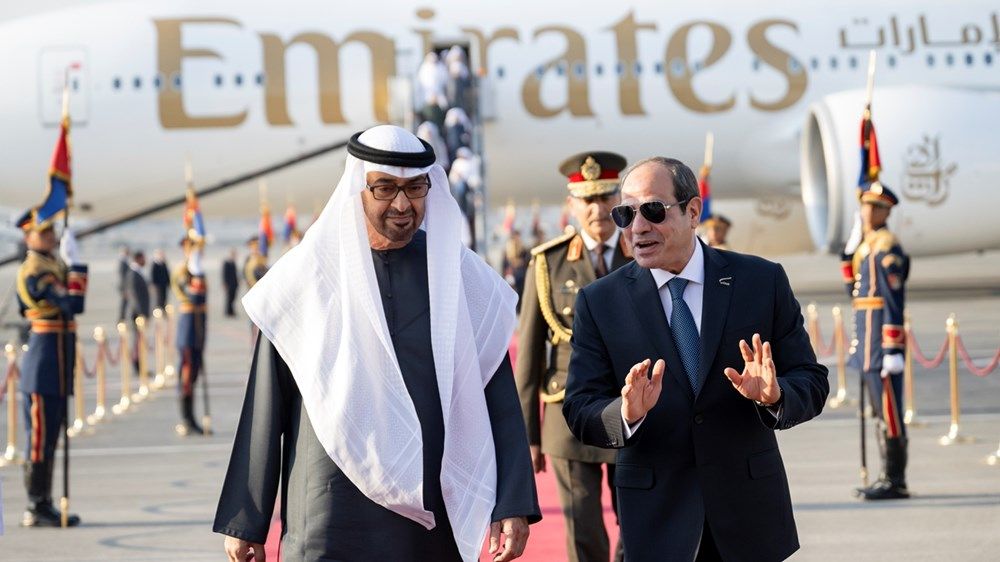 رئيس الدولة يصل إلى القاهرة في زيارة أخوية