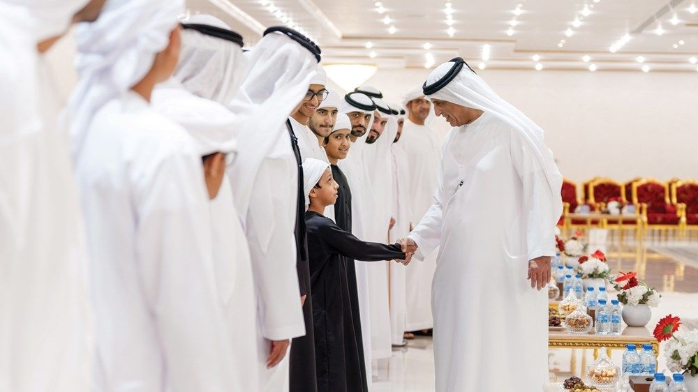 الحكام يواصلون استقبال المهنئين بشهر رمضان المبارك