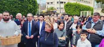 الطوائف المسيحية في صيدا احتفلت باحد الشعانين