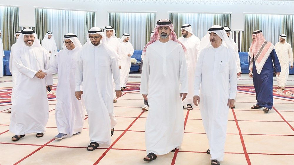 الحكام يواصلون استقبال المهنئين بشهر رمضان المبارك