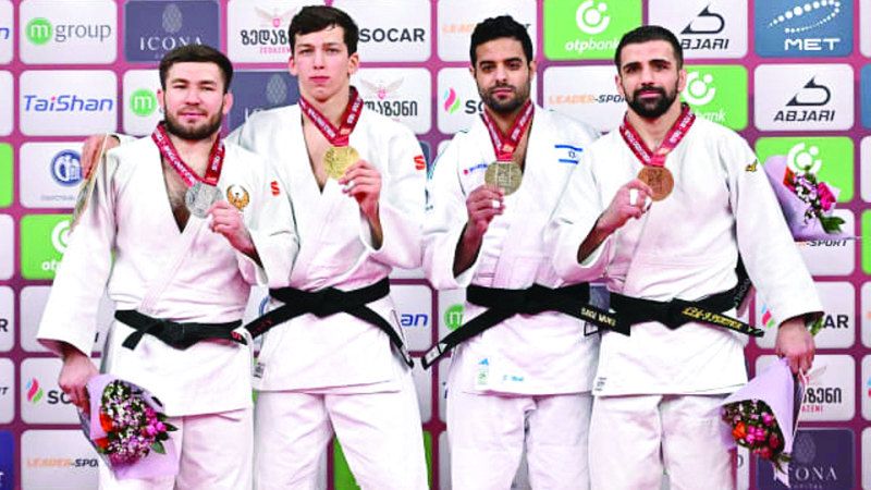 الامارات | شفيلي يظفر بميدالية برونزية في «تبليسي غراند سلام للجودو»