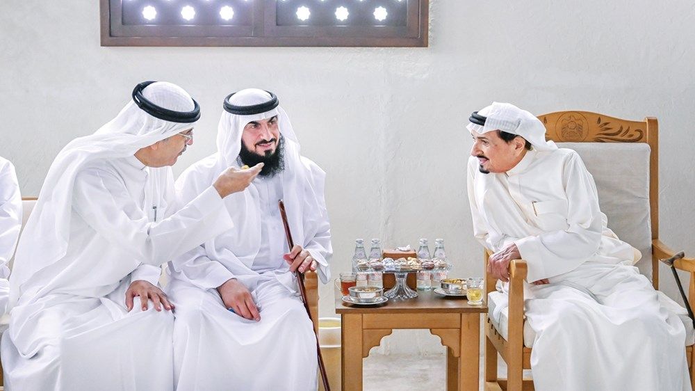 الحكام يواصلون استقبال المهنئين بشهر رمضان المبارك