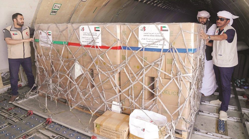 الإمارات ترسل 172 طناً من السلال الرمضانية و500 حقيبة إغاثية إلى تشاد