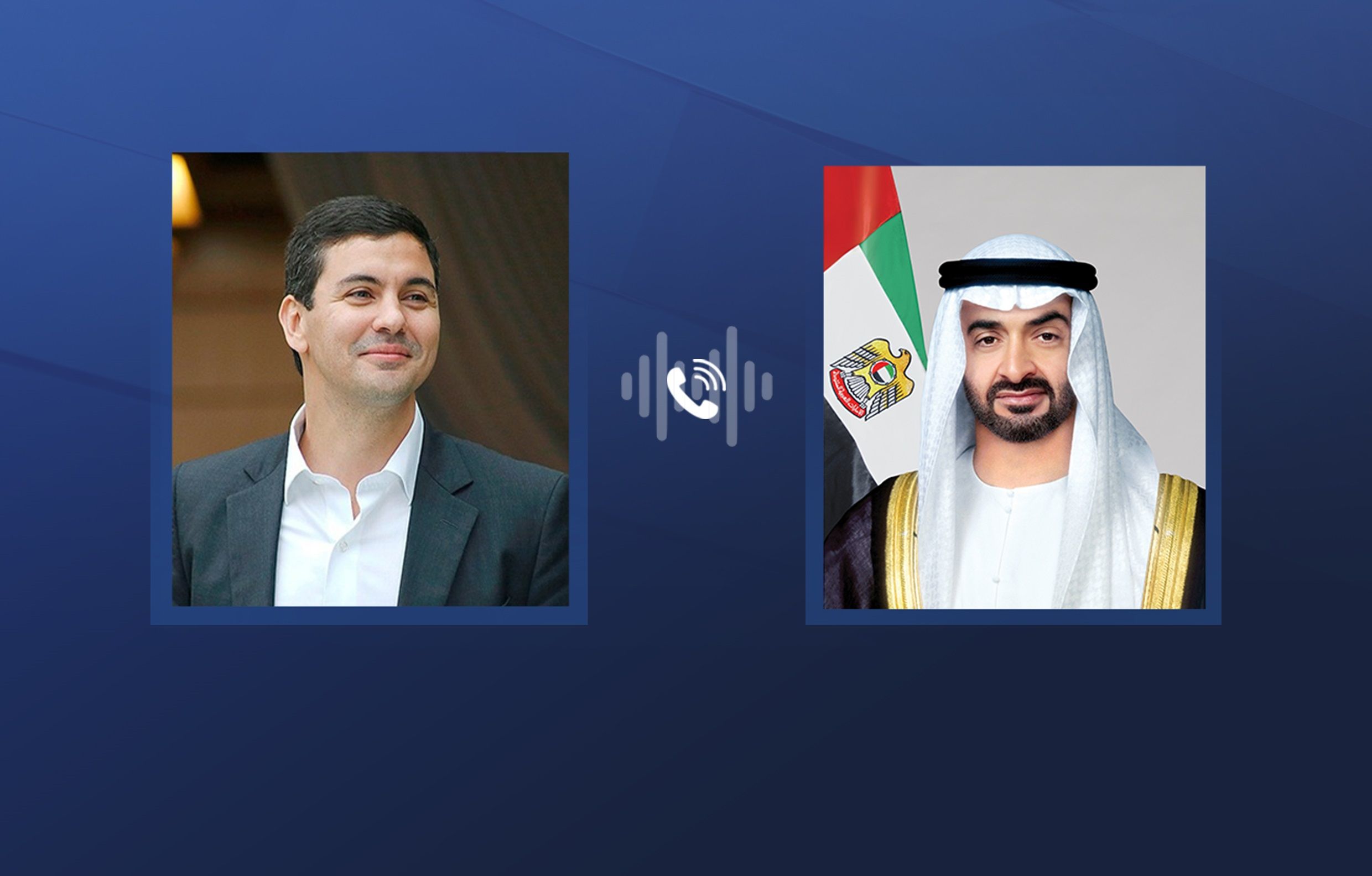 الامارات | رئيس الدولة ورئيس باراغواي يبحثان هاتفياً علاقات التعاون بين البلدين
