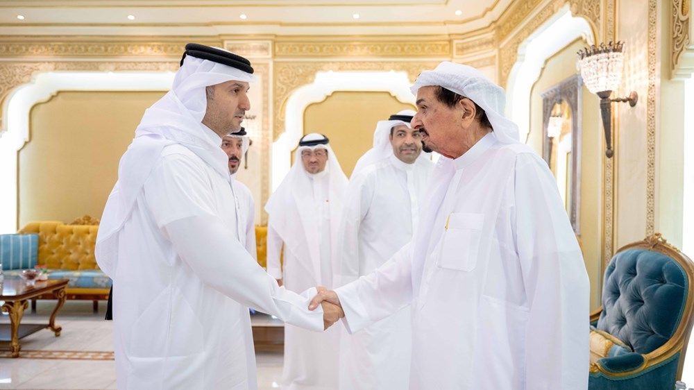 حميد النعيمي يستقبل عدداً من القناصل لدى الدولة بحضور ولي عهد عجمان