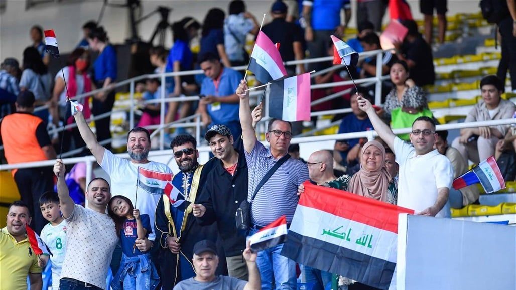 مشاهد من داخل ملعب "ريزال التذكاري" قبيل انطلاق مباراة العراق والفلبين