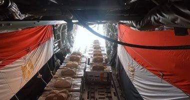 مصر تواصل أعمال الإسقاط الجوى اليومى للمساعدات الإنسانية والإغاثية على شمال غزة