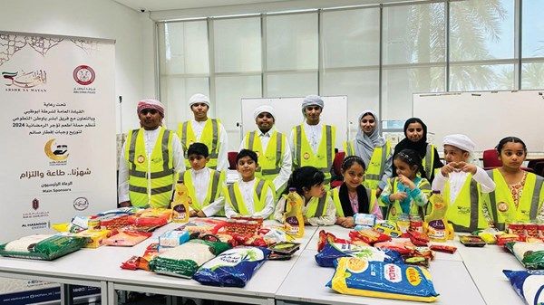 شرطة أبوظبي تنفذ مبادرات إنسانية ومجتمعية طيلة أيام رمضان المبارك