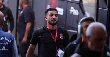 الأهلى يصل ملعب بنجامين مكابا لمواجهة سيمبا بدوري الأبطال.. فيديو