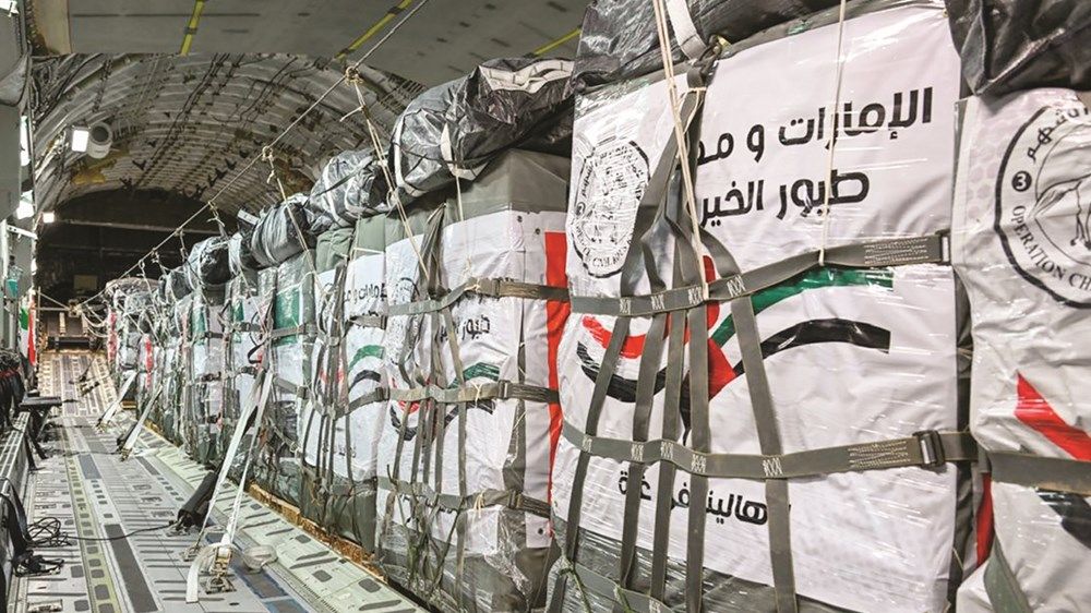 «طيور الخير» تسقط 82 طناً من المساعدات على شمال غزة