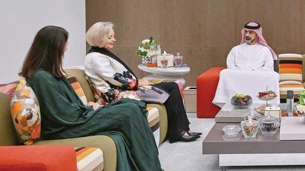 عمار النعيمي يستقبل سفيرة الولايات المتحدة