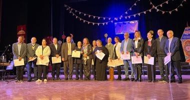 تكريم الفائزين بموهبة البالية وعدد من الأساتذة بأكاديمية الفنون.. صور