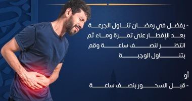 متى يجب تناول أدوية الحموضة والجهاز الهضمى والمعدة فى رمضان؟ الصحة تجيب