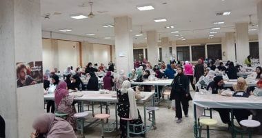 جامعة حلوان تنظم حفل إفطار طلاب المدن الجامعية بحضور قيادات الجامعة