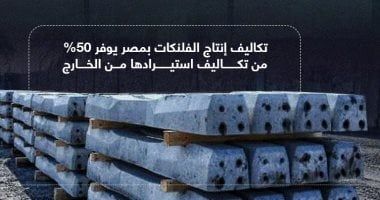 يوفر أموال الدولة.. تفاصيل مصنع فلنكات القطار الكهربائى السريع.. إنفوجراف