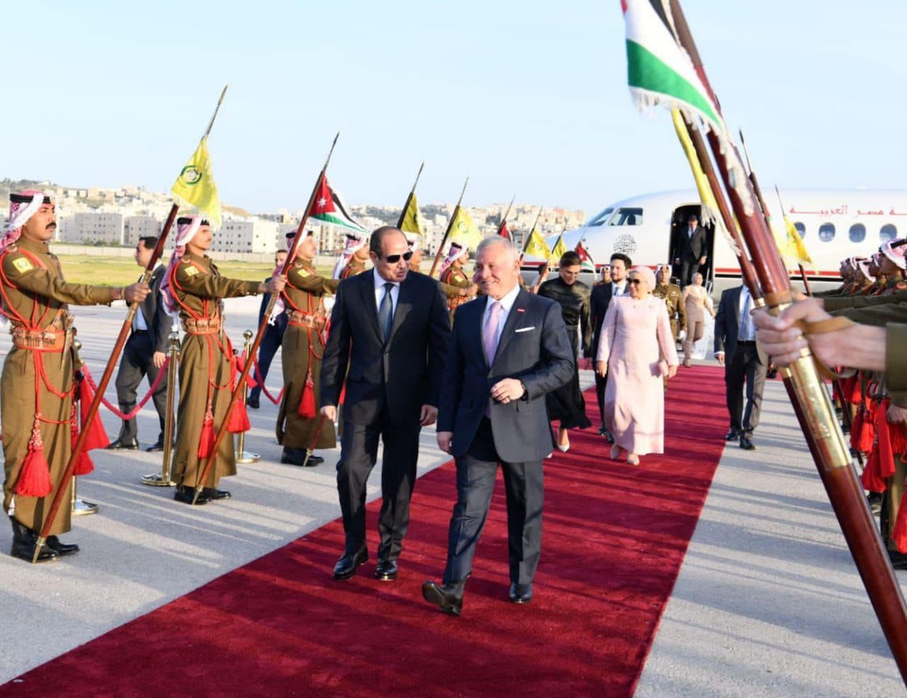 السيسي وعاهل الأردن يرفضان تهجير الفلسطينيين خارج أراضيهم