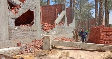 محافظة الجيزة تزيل 20 حالة تعد بالبناء المخالف على الأراضى الزراعية