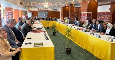 مجلس جامعة حلوان يقدم التهنئة للرئيس السيسي بمناسبة حلف اليمين الدستوري